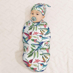 Muishi cocoon-wrap design helping keep baby snug and secure during sleep
