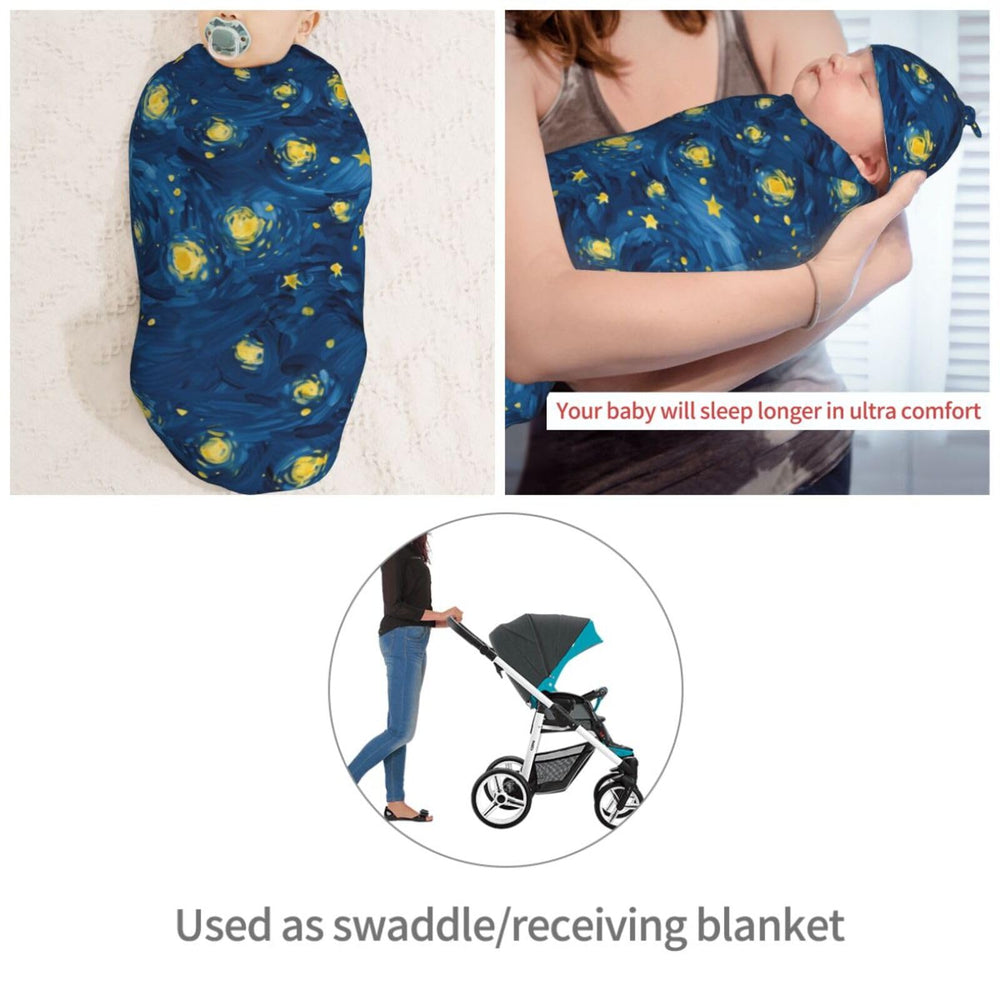 Muishi oval swaddle wrap demonstrates secure cocoon-like snugness.