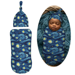 Muishi Starry Sky baby hat adds warmth and charm for newborns.