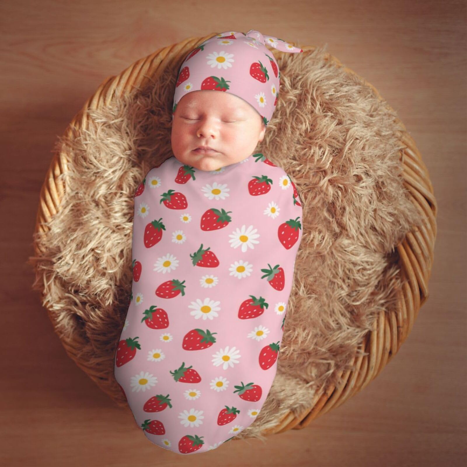 Muishi strawberry flowers 0-6 month size suitable for early infancy