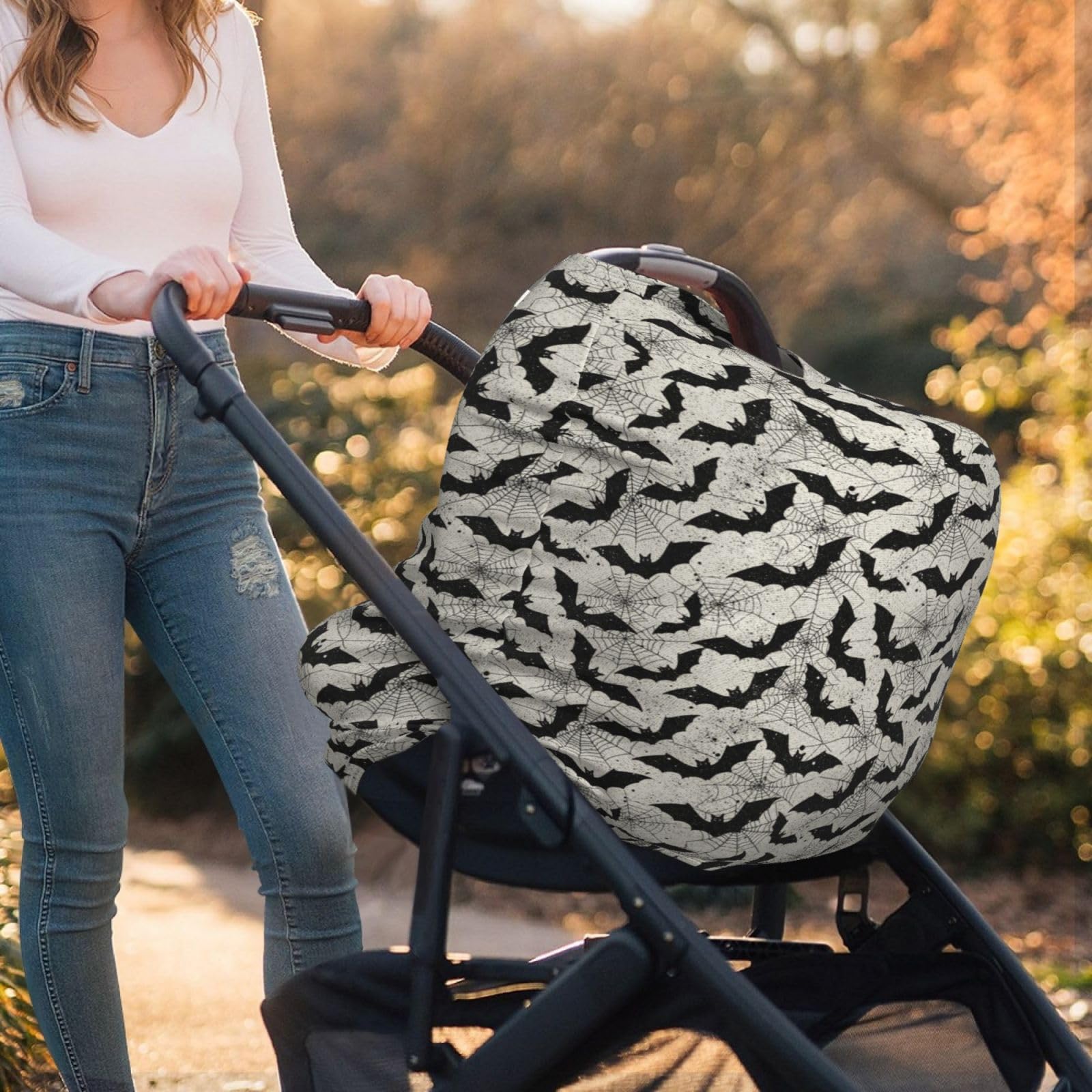 Muishi stroller cover in soft breathable fabric keeping baby comfortable.