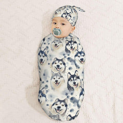 Muishi swaddle blanket 0-6 month size provides snug, secure wrapping