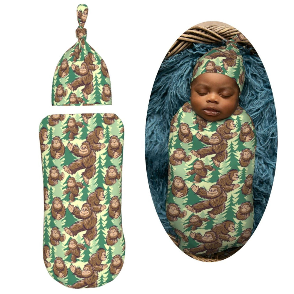 Muishi cocoon-style swaddle demonstrates secure wrap for calm baby sleep