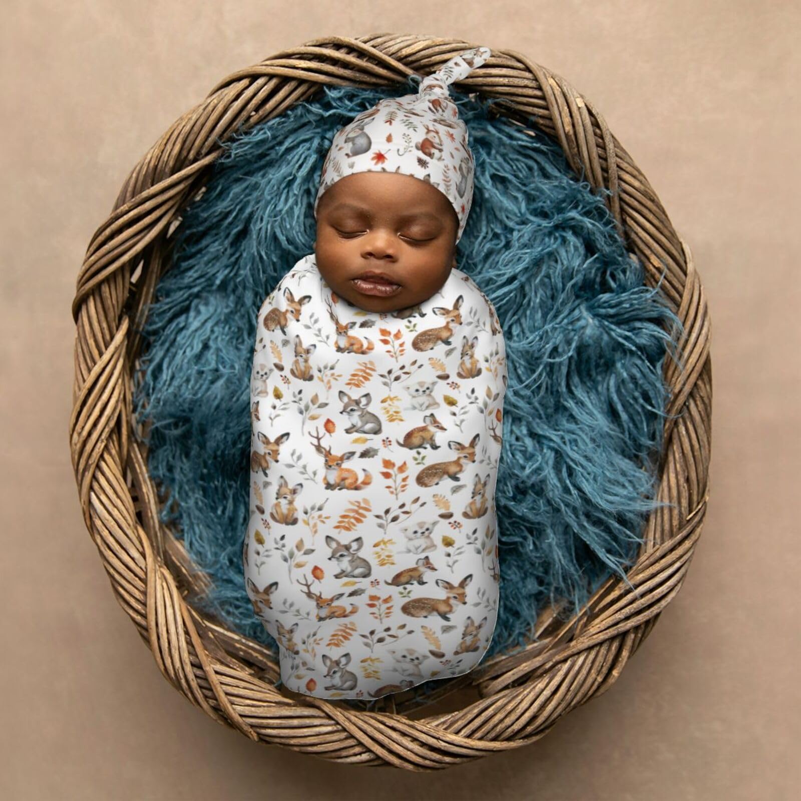 Muishi swaddle in use with cocoon design, secure, womb-like feel.