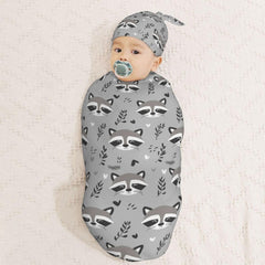 Muishi swaddle with oval cocoon wrap for a snug, sleep-friendly experience.