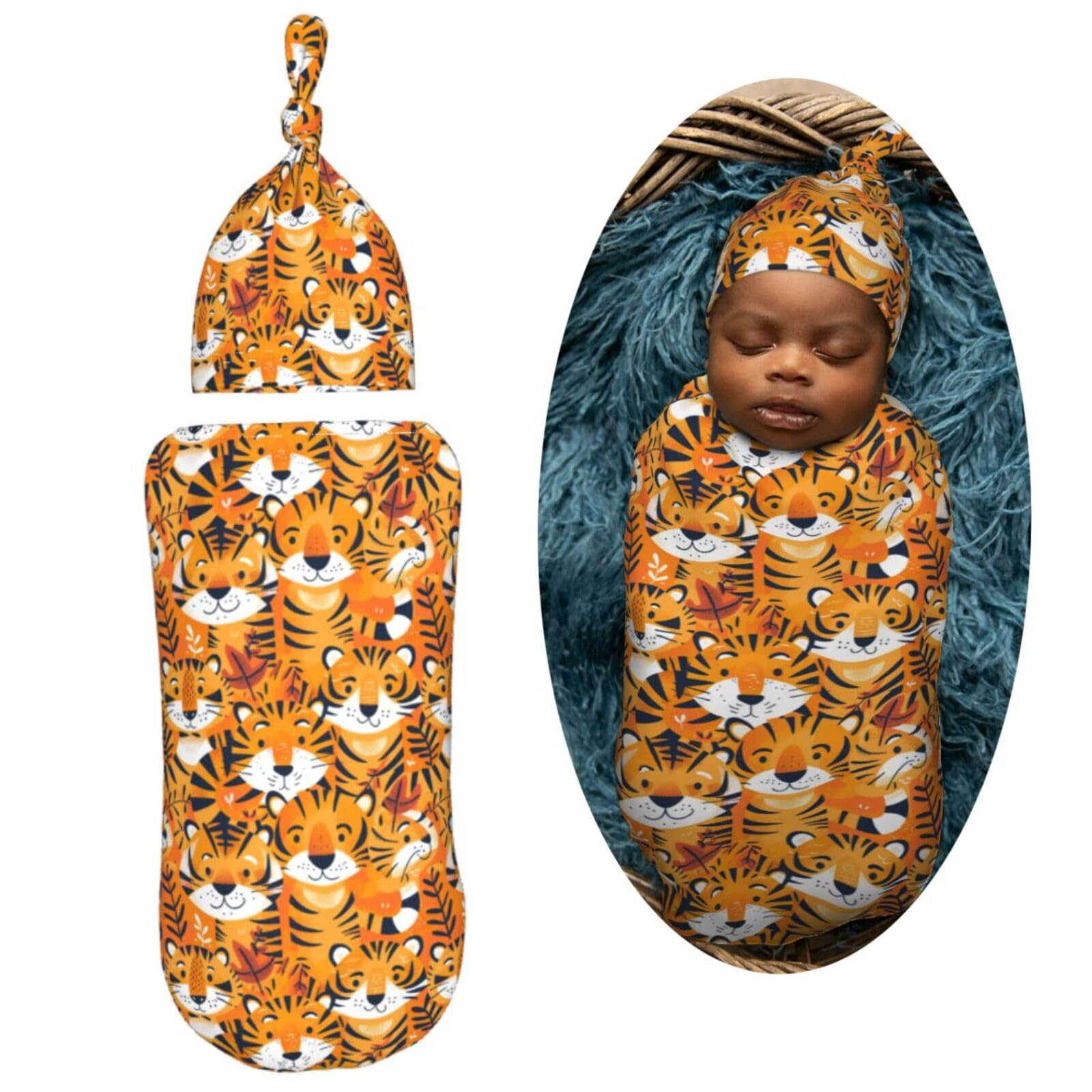 Muishi Tigers hat set pairs warmth with a cute newborn look