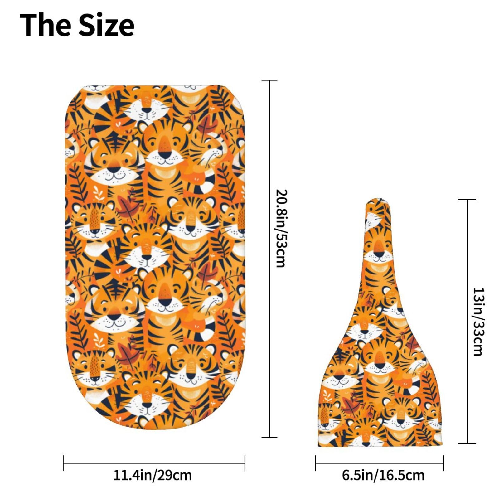 Muishi tiger-patterned blanket suitable for 0-6 months