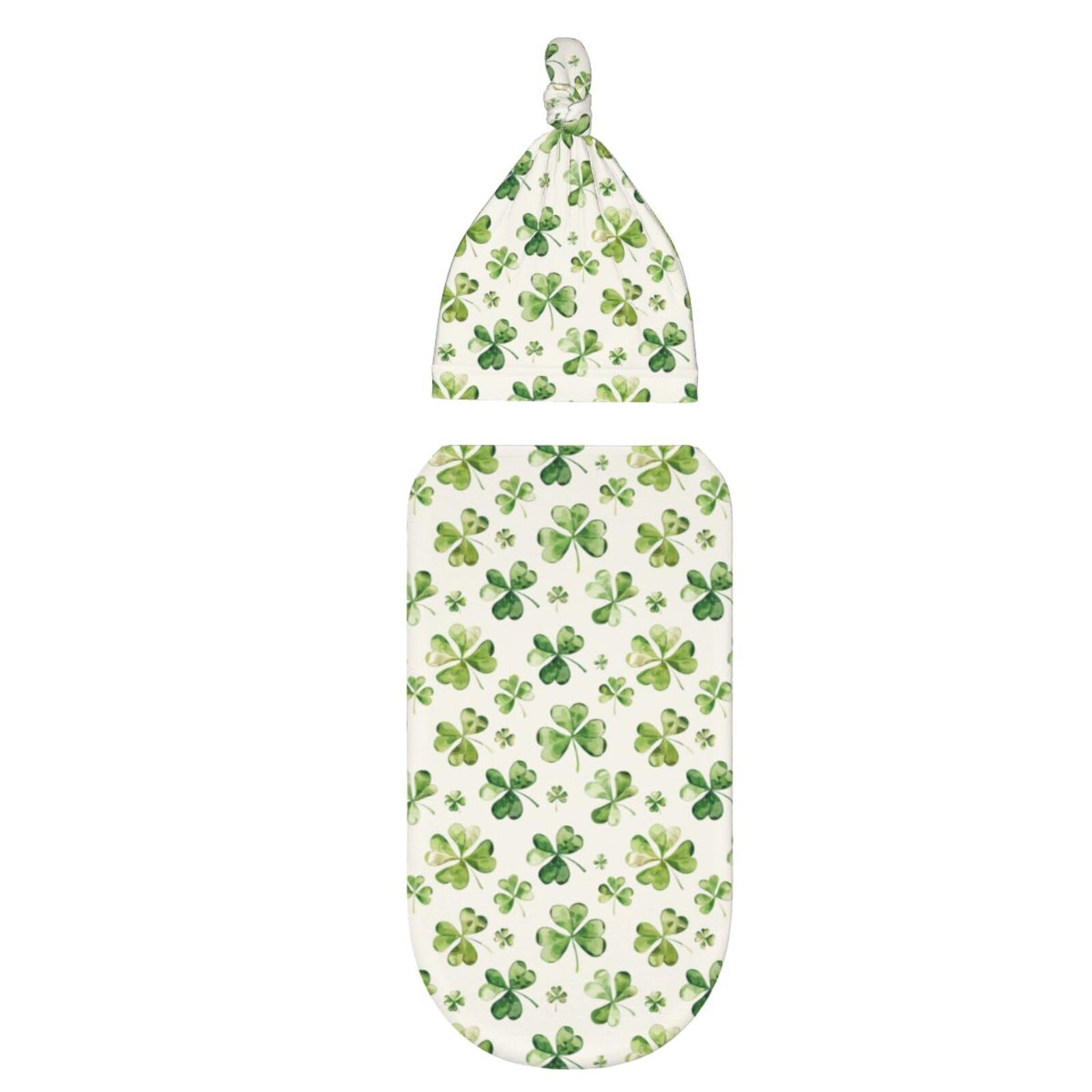 Muishi watercolor shamrock gift packaging presents ideal baby shower present.