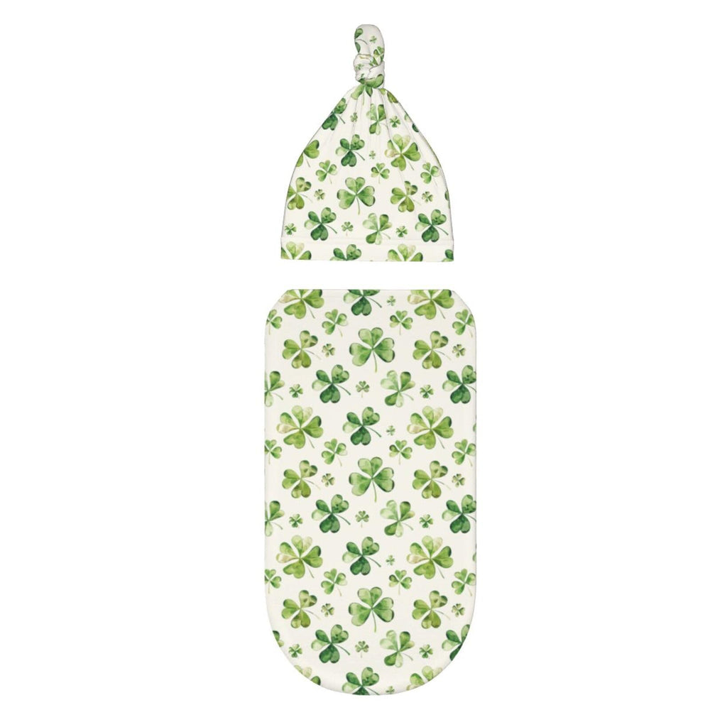 Muishi watercolor shamrock gift packaging presents ideal baby shower present.