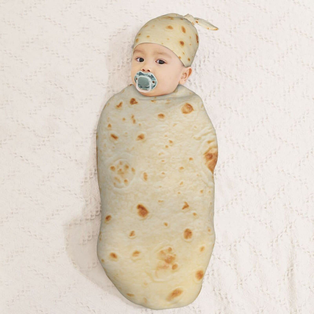 Muishi zero-to-six-month burrito wrap provides cocoon warmth