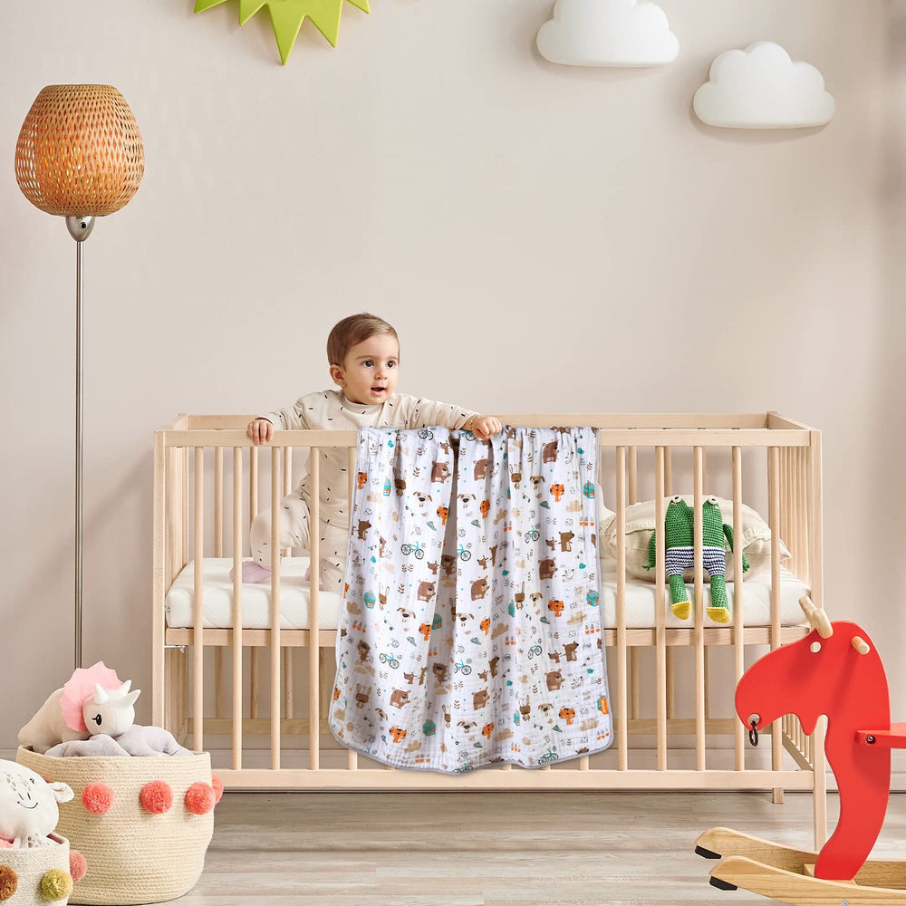 MUKIN six-layer cotton quilt adds comfort without bulk.