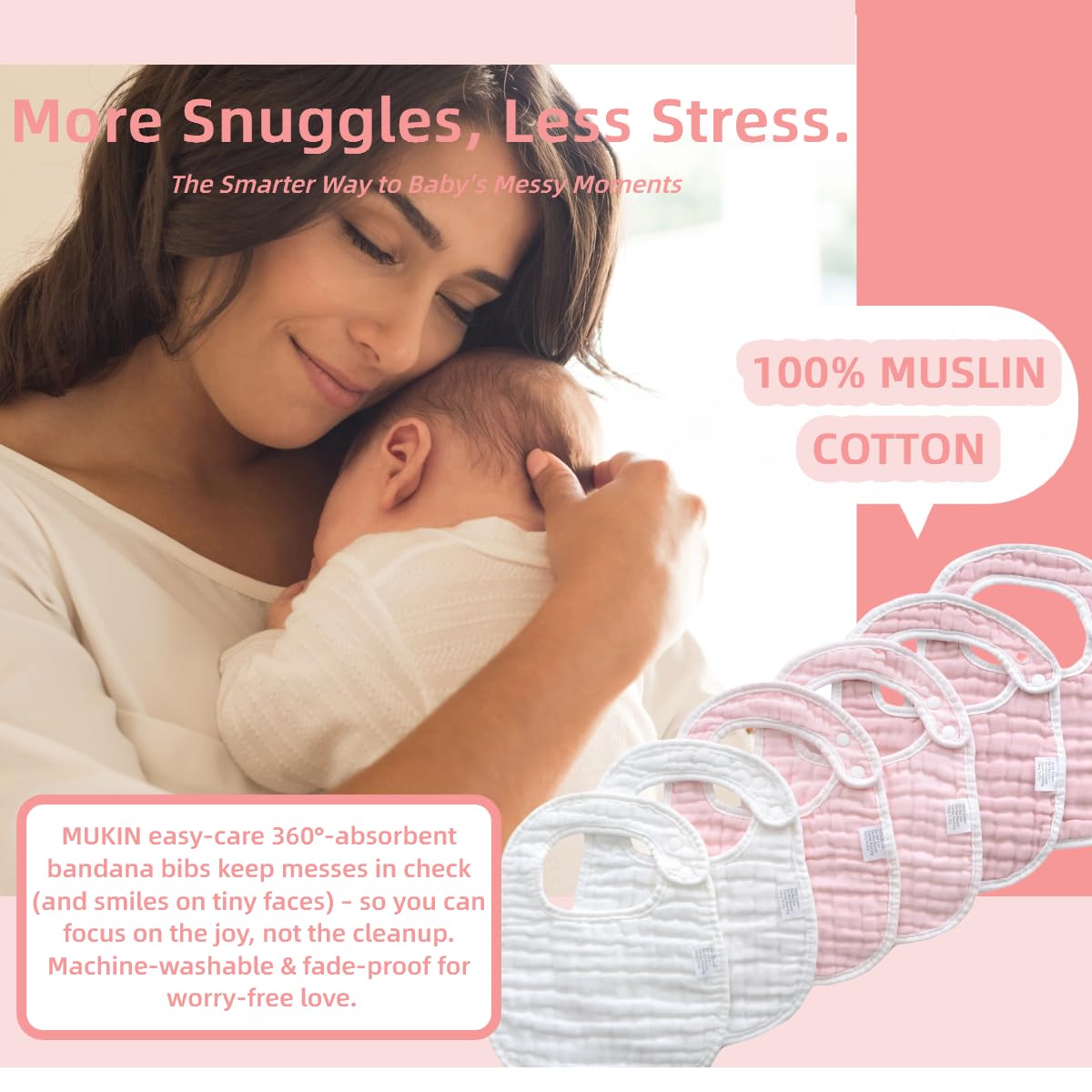 Assorted colors and patterns from MUKIN set support daily outfits