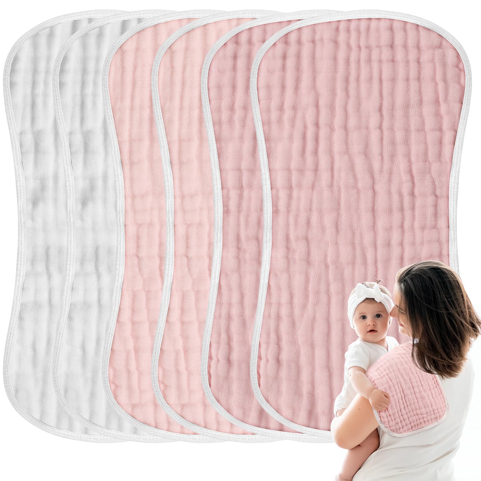 MUKIN nursery essentials with gradient pink tone for cute styling.