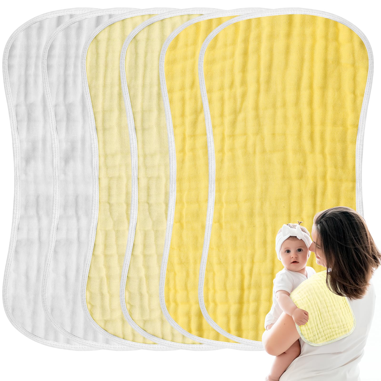 MUKIN gender-neutral patterns complement any stroller or nursery setup