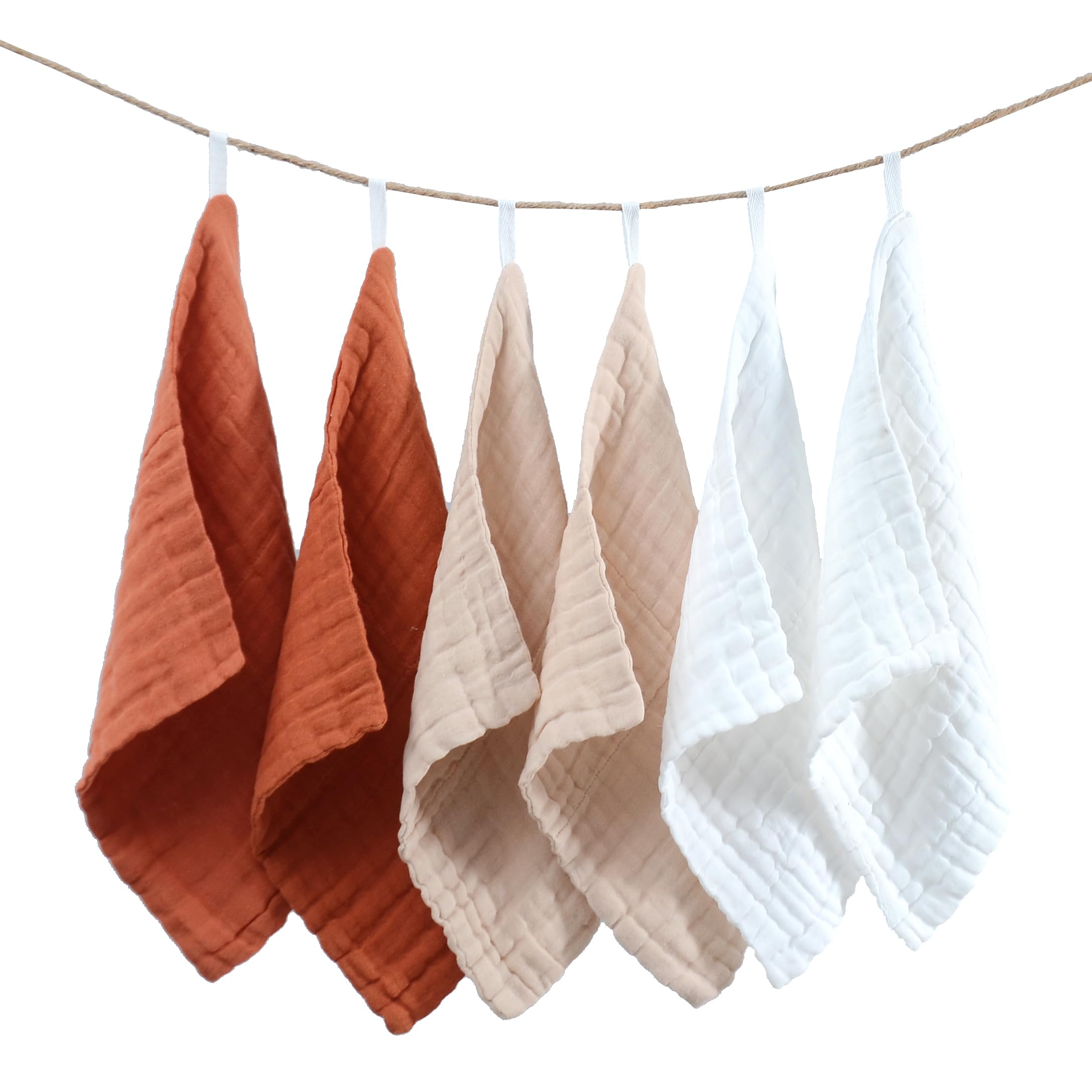 MUKIN multi-pack washcloths help keep bath time organized and tidy.