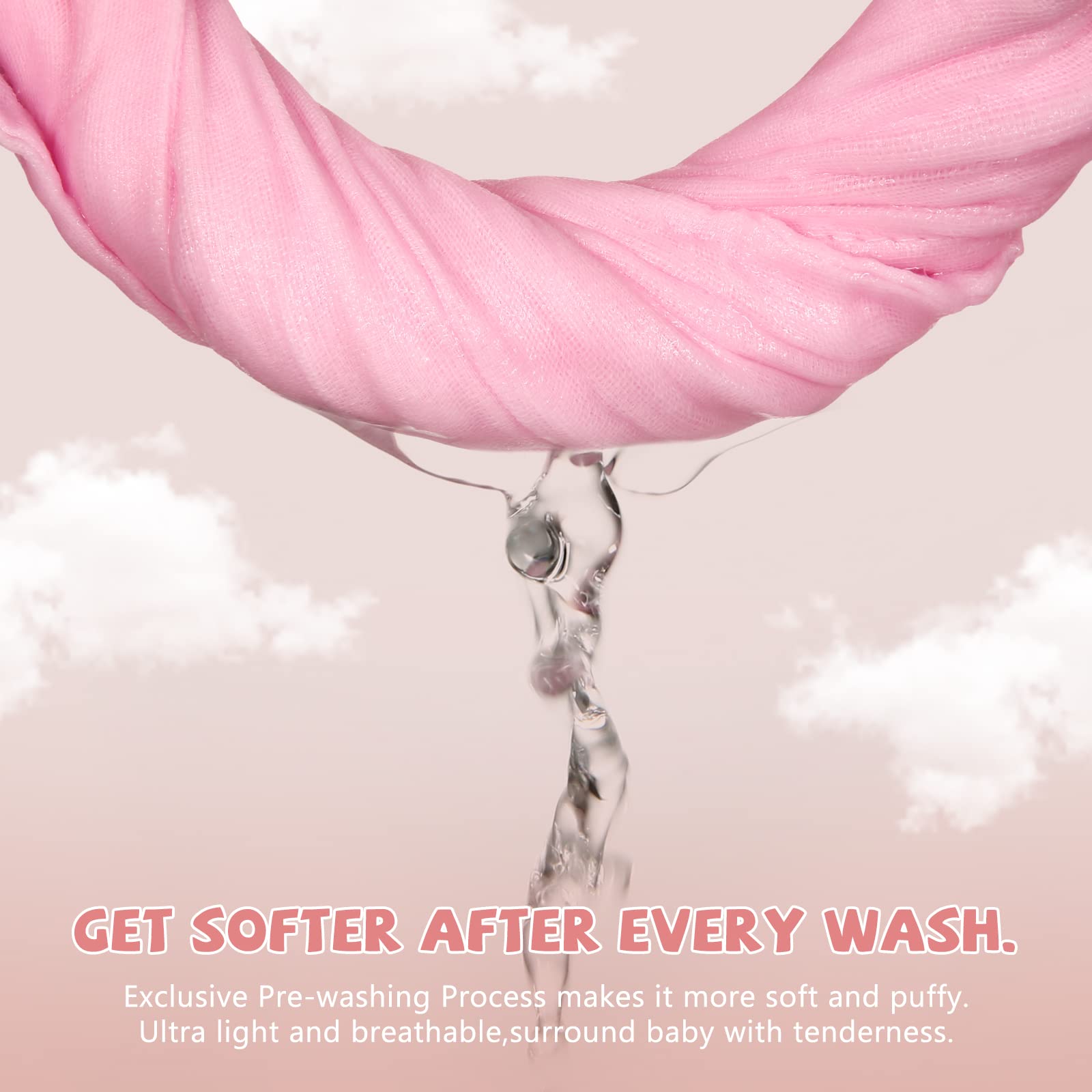 MUKIN washcloths dry quickly after use