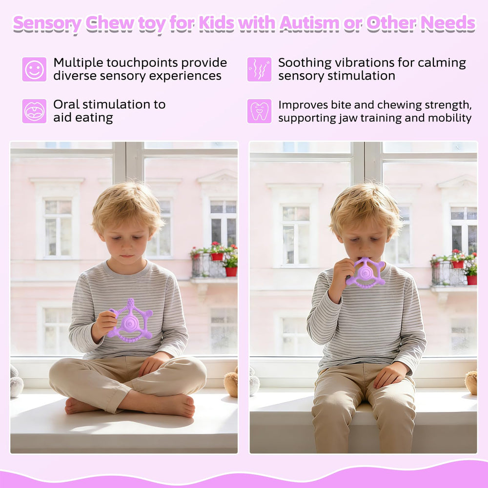 Mukoiber teether promotes gum circulation for soothing teething discomfort.