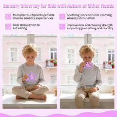 Mukoiber teether promotes gum circulation for soothing teething discomfort.