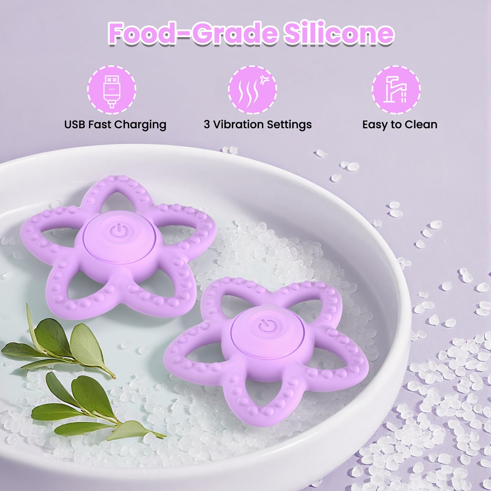 Mukoiber teether water-resistant design for easy cleaning and daily use.