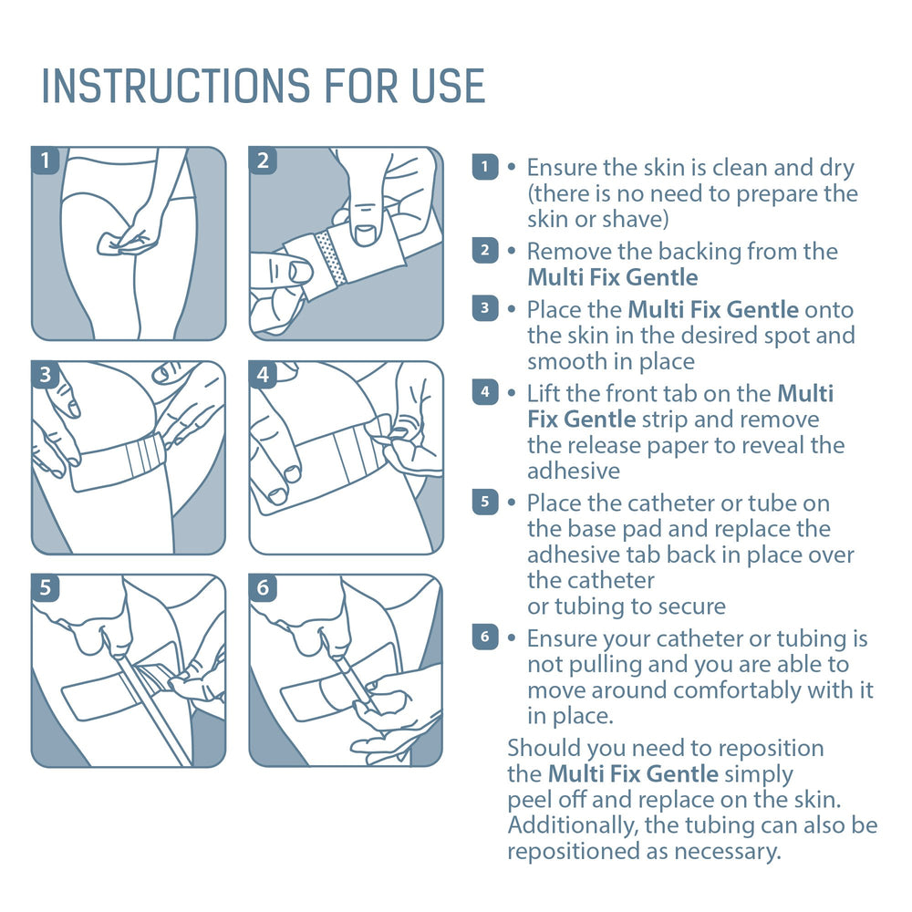 MULTI FIX GENTLE pack of 10 with easy-to-follow instructions for simple application