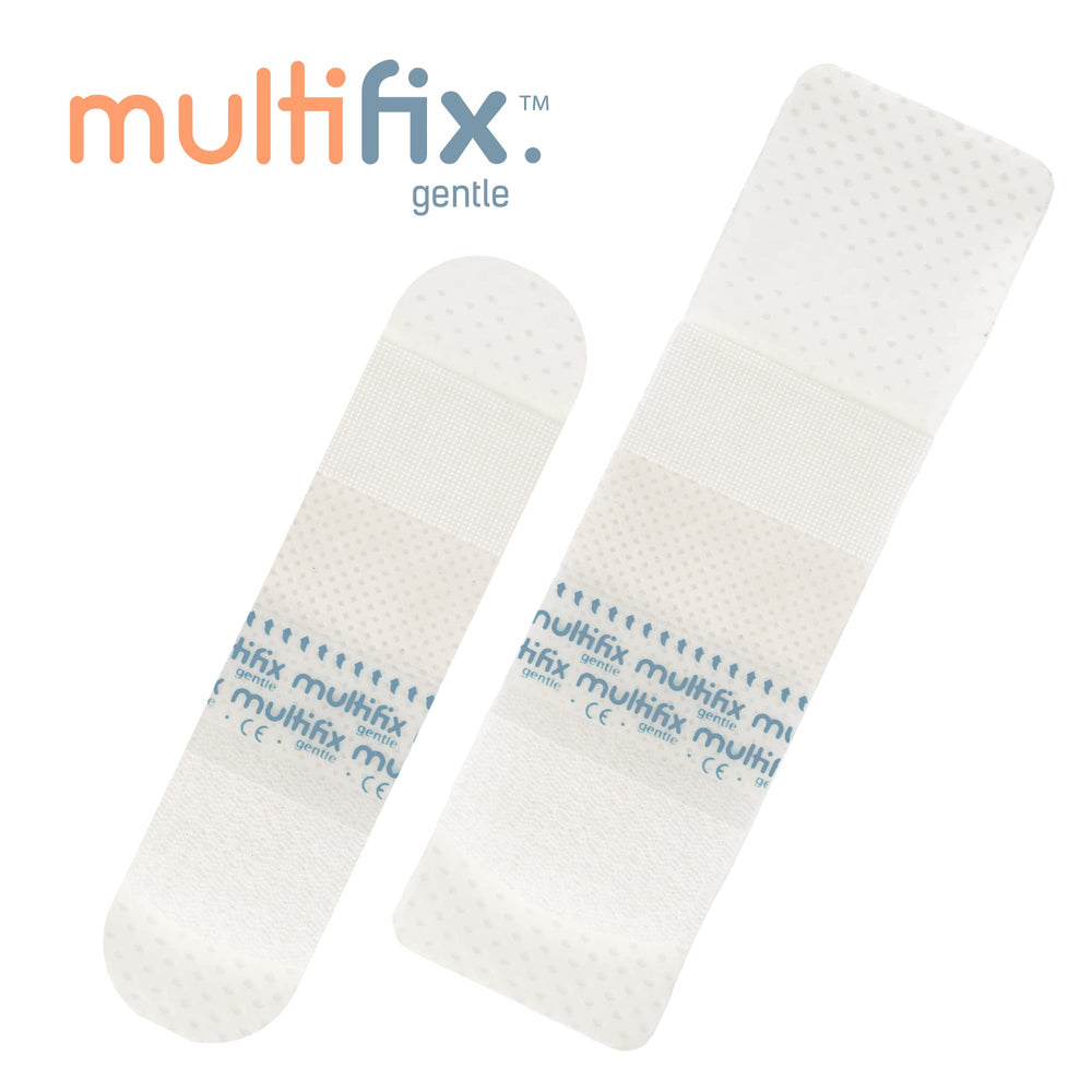MULTI FIX GENTLE leaves no residue on catheter tubing for easy cleaning