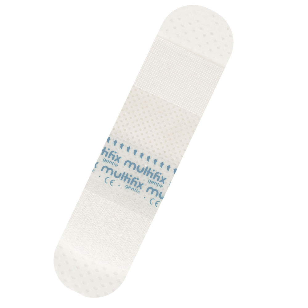 MULTI FIX GENTLE tubing securement tab on silicone strip for catheter tubing
