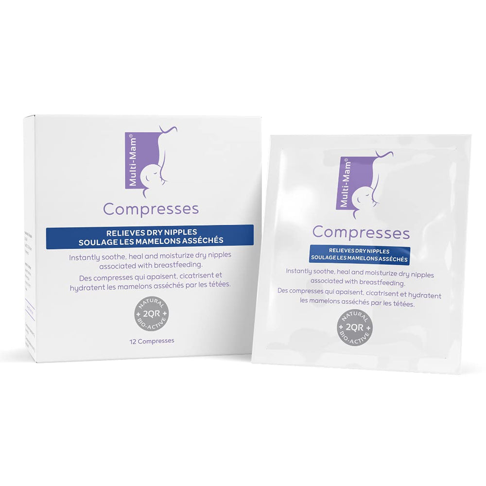 Multi-Mam nipple compress 12 sachets ready for soothing relief during breastfeeding