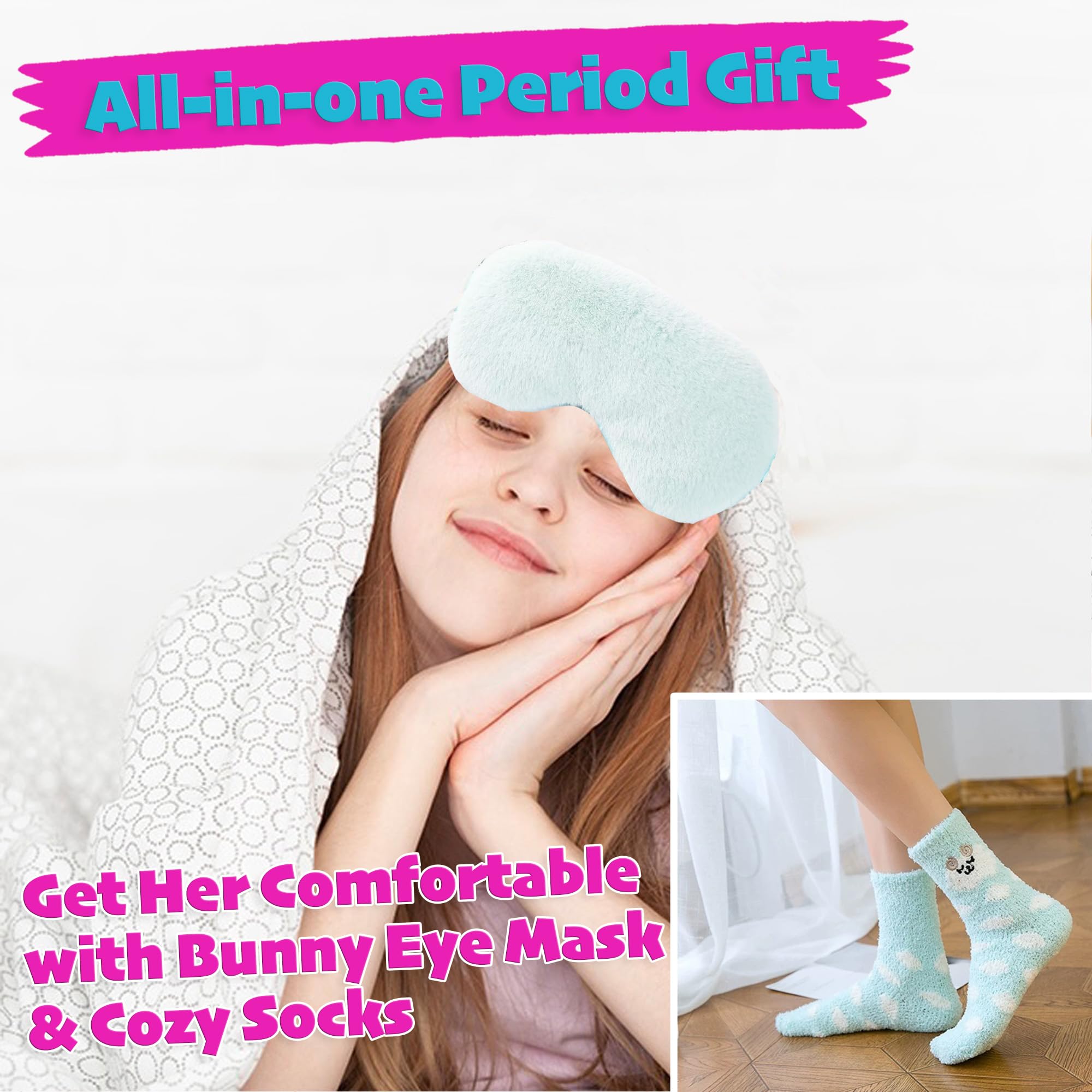 Multipieyo mint kit includes sanitary pad storage bag for neat packing.
