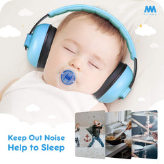 Mumba Baby Earmuffs with ABS shell deliver durable, lightweight protection.