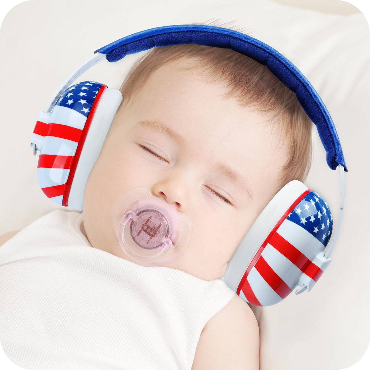Mumba Baby Earmuffs with soft cups offer gentle ear protection.