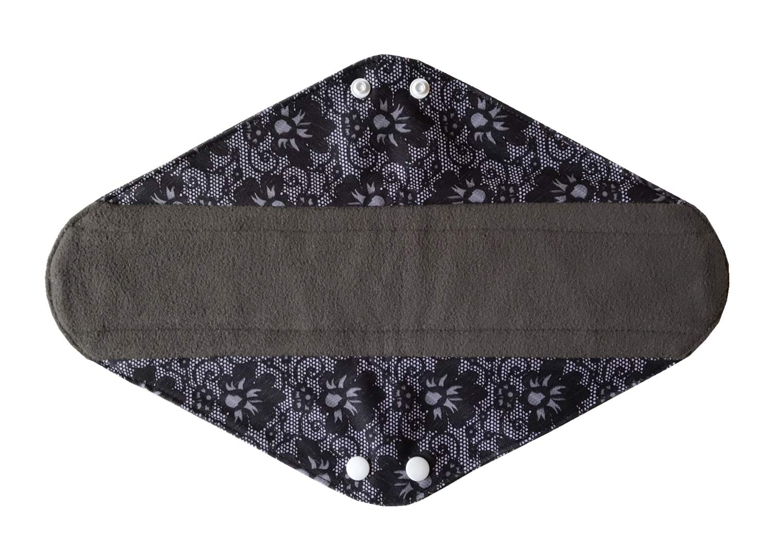 MUMBABY charcoal bamboo core close-up showing highly absorbent microfiber layers
