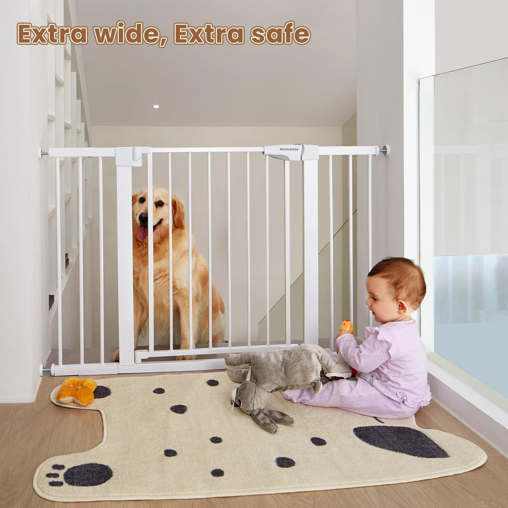 Two extension kits included for wider openings.