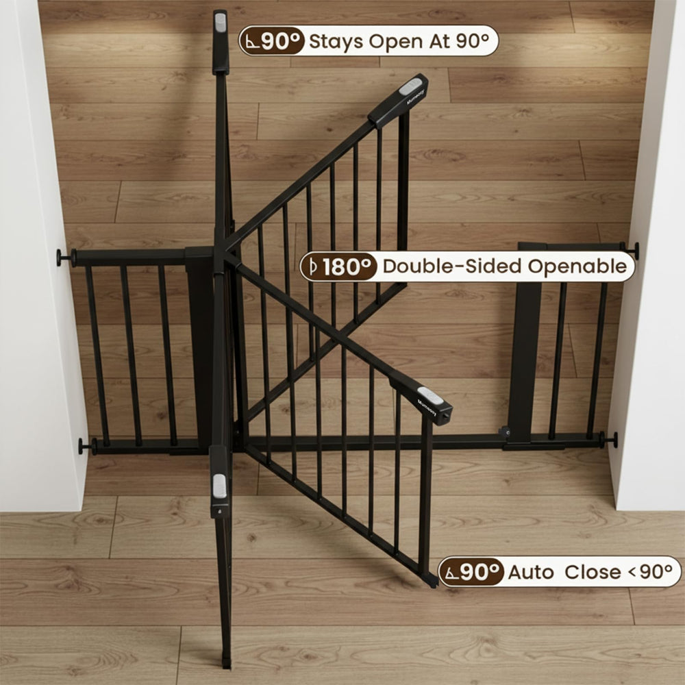 Mumeasy extension kits included for wider openings