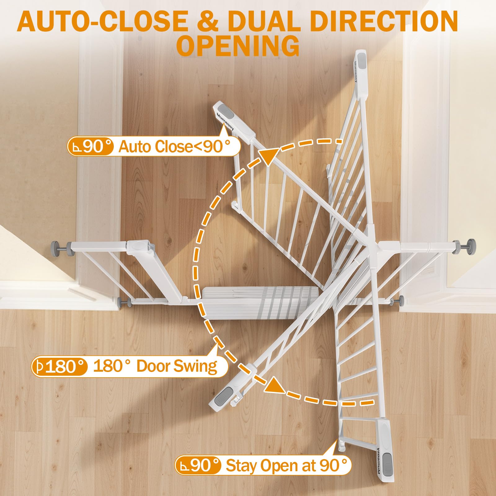 Mumeasy trip-resistant step plate reduces stumble risk.