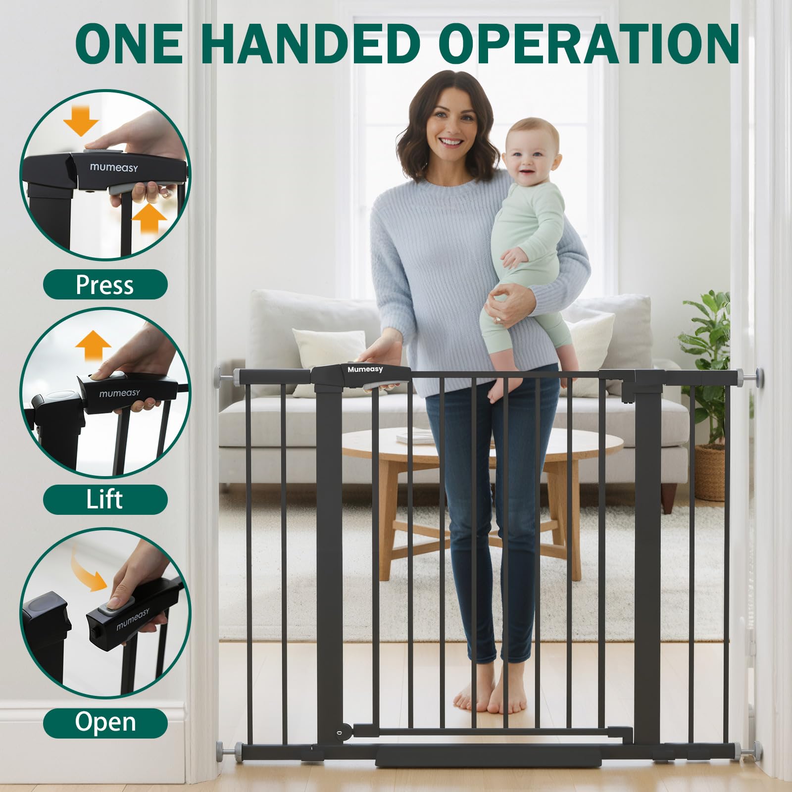 Mumeasy curved stair banister compatibility with Y-shaped spindle rods