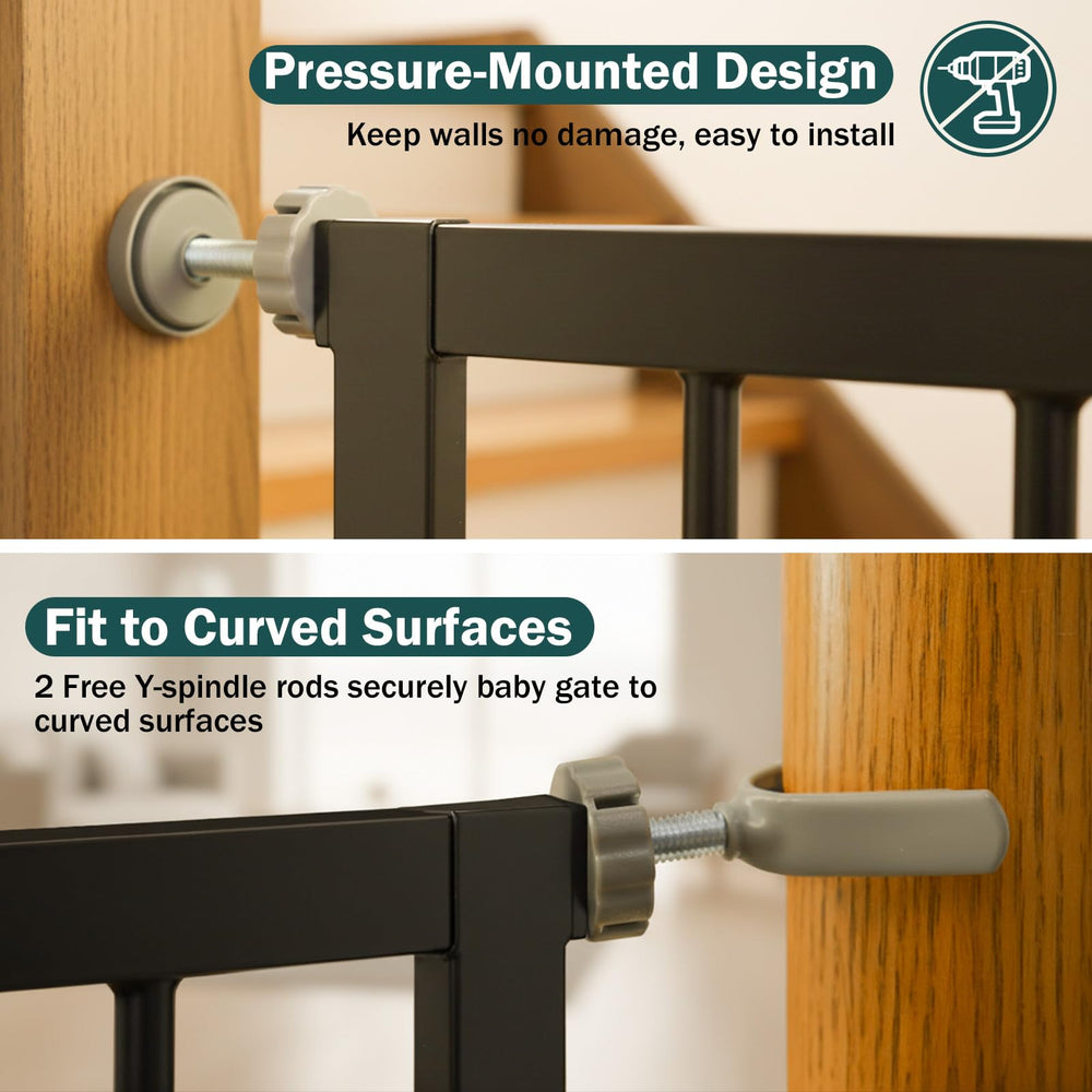 Mumeasy curved stair rail brackets included for curved surfaces
