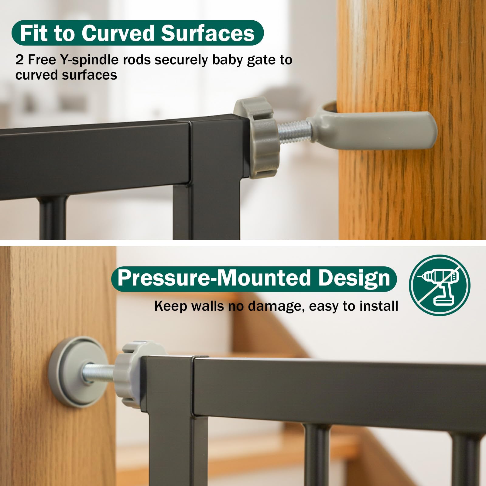 Mumeasy dual-lock one-hand operation for safety and ease