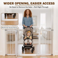 Mumeasy dual-lock safety keeps kids from opening while allowing adult access