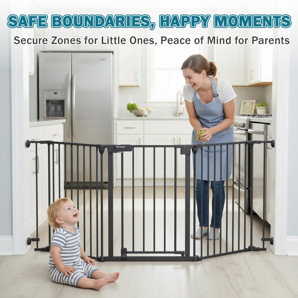 Mumeasy hardware included for secure wall mounting and strong support.
