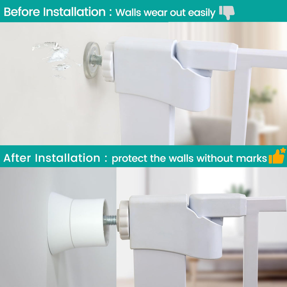 Mumeasy stair and door compatibility for versatile gate protection