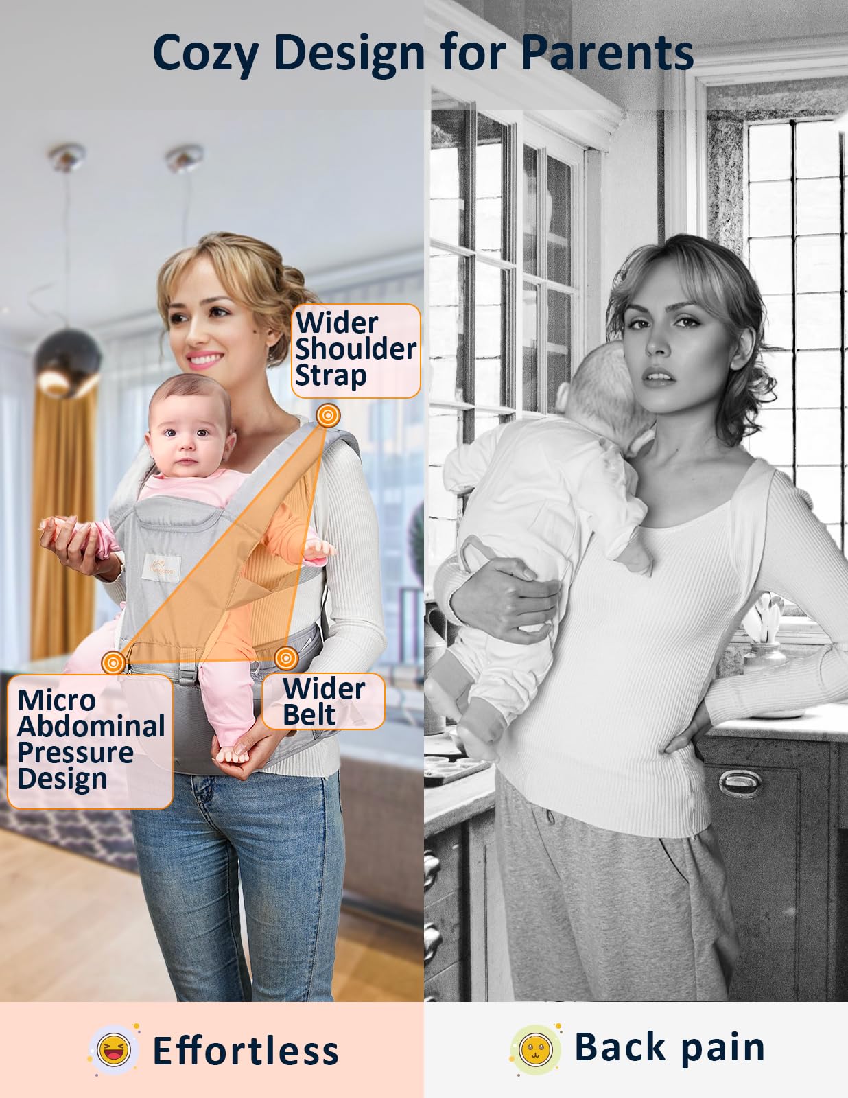 Mumgaroo adjustable waist belt demonstrates secure, customizable fit