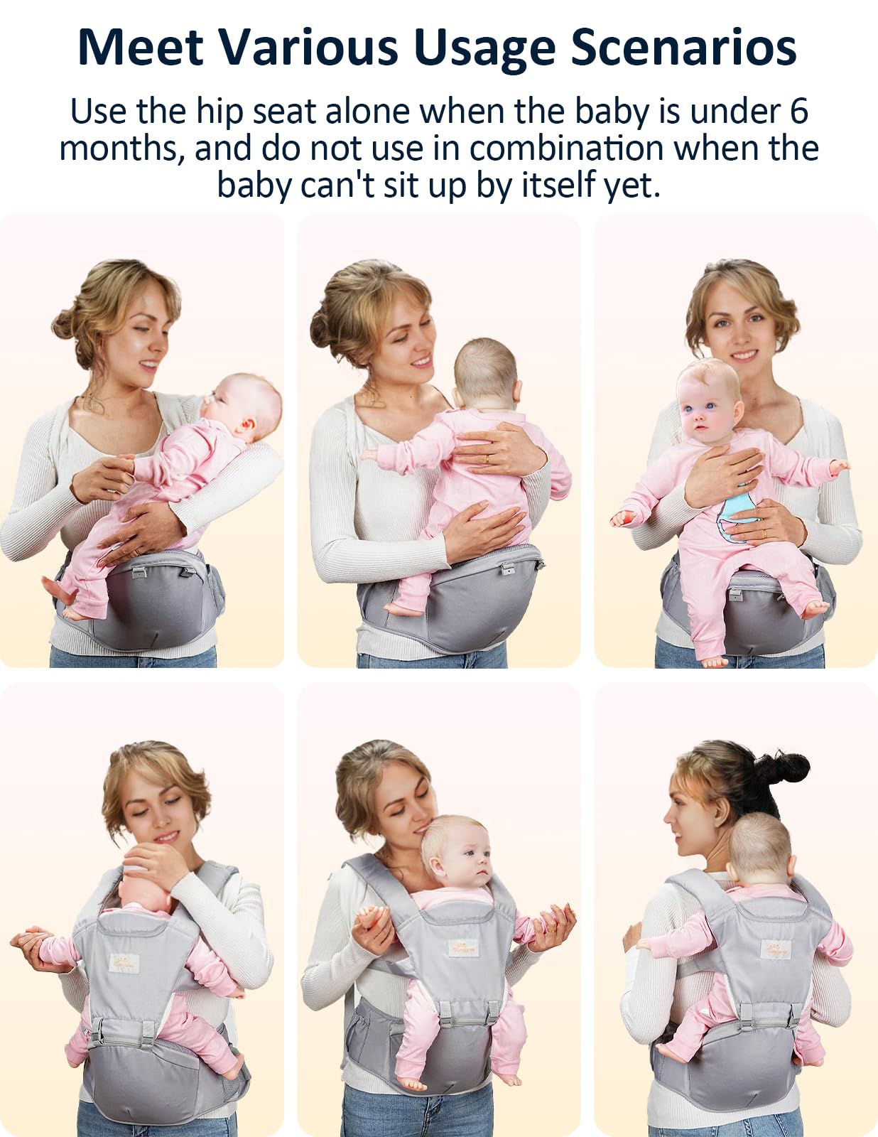 Mumgaroo side pocket accessible for essentials during carries