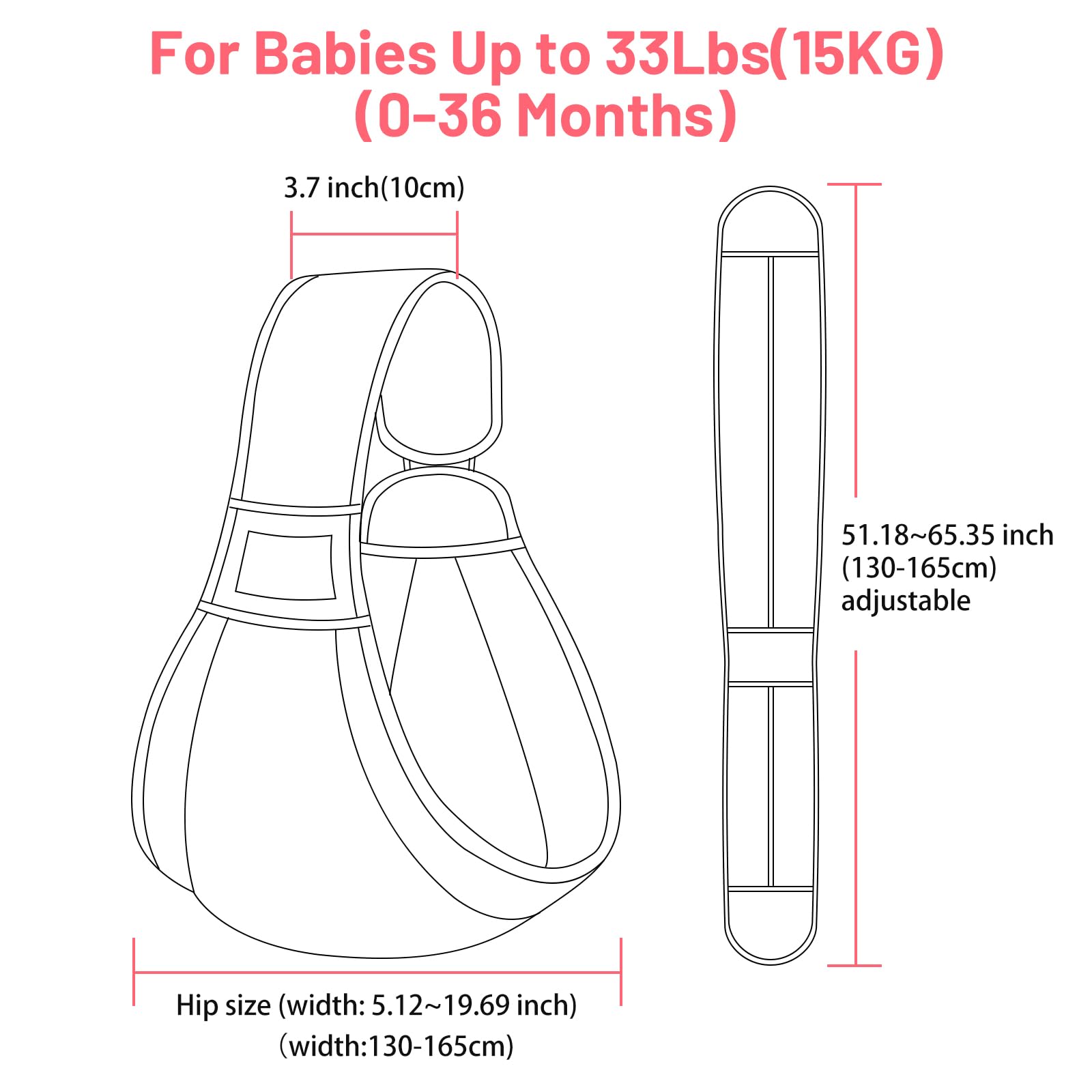 Mumgaroo in-use carrier keeps baby close during daily activities