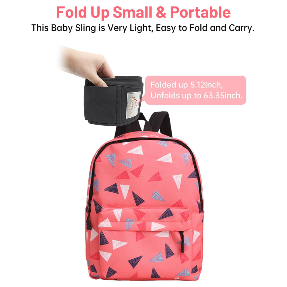 Mumgaroo sling in pure cotton, soft and breathable fabric