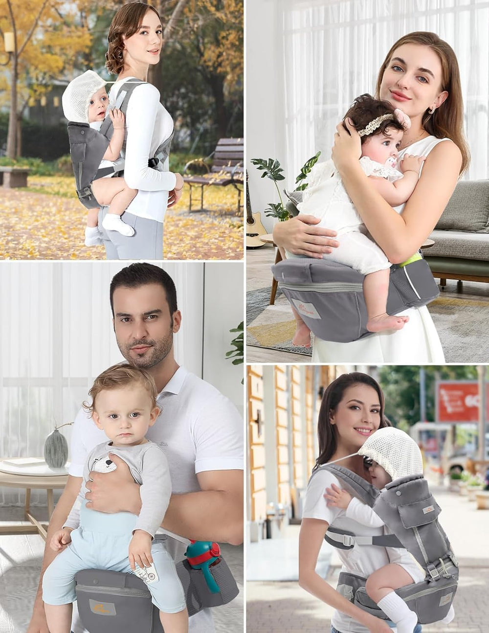 Mumgaroo nursing privacy cover option supports discreet breastfeeding outdoors.