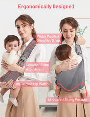 Mumgaroo ergonomic M-position support for comfortable wear