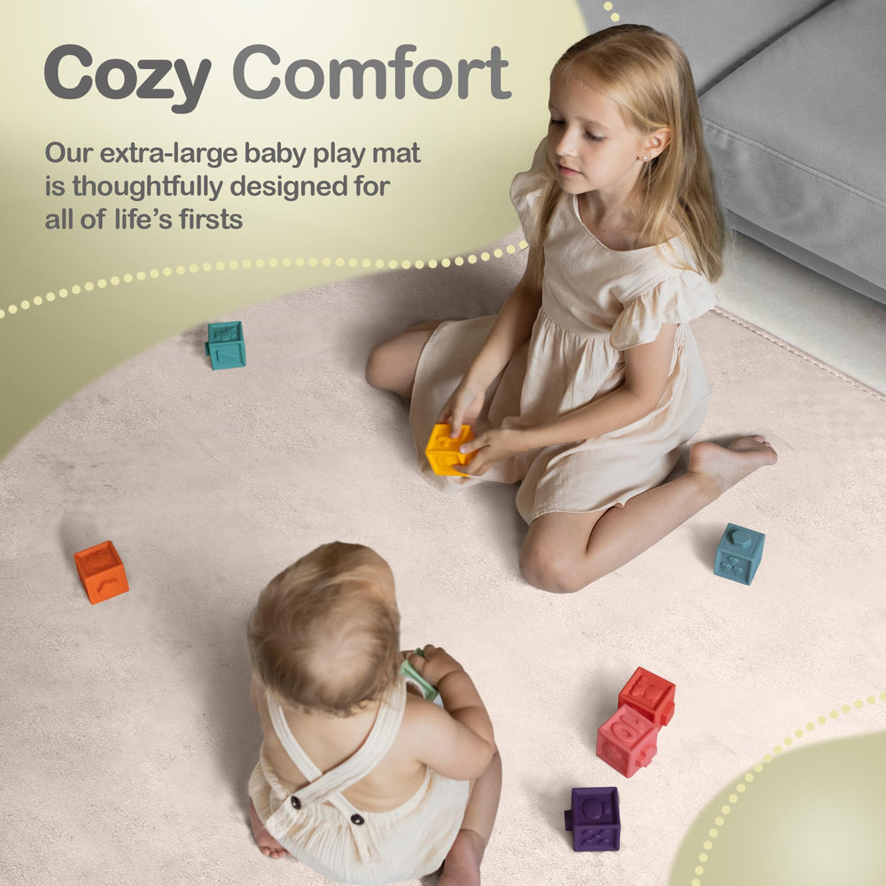 Mummentos Baby Play Mat easy to clean with damp cloth