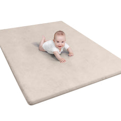 Mummentos Baby Play Mat with memory foam cushion for comfy tummy time