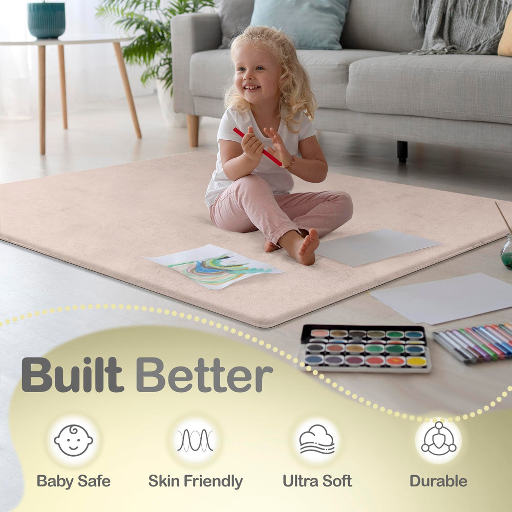 Mummentos Baby Play Mat waterproof surface for easy cleanup after spills
