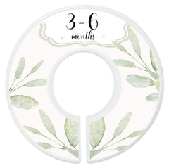 Mumsy Goose dividers hanging on a nursery rod for simple organization.